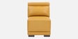 Seranova Leatherette Corner Sofa With Adjustable Headrests in Mustard Yellow Colour
