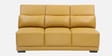 Seranova Leatherette Corner Sofa With Adjustable Headrests in Mustard Yellow Colour