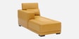 Seranova Leatherette Corner Sofa With Adjustable Headrests in Mustard Yellow Colour