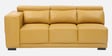 Seranova Leatherette Corner Sofa With Adjustable Headrests in Mustard Yellow Colour