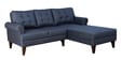 Serena Fabric LHS Sectional Sofa (2 + Lounger) In Blue Colour