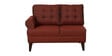 Serena Fabric LHS Sectional Sofa (2 + Lounger) In Garnet Red Colour