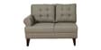 Serena Fabric LHS Sectional Sofa (2 + Lounger) In Sandy Brown Colour