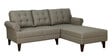 Serena Fabric LHS Sectional Sofa (2 + Lounger) In Sandy Brown Colour