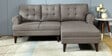 Serena Fabric LHS Sectional Sofa (2 + Lounger) In Sandy Brown Colour