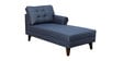Serena Fabric LHS Sectional Sofa (3 + Lounger) In Blue Colour