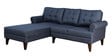 Serena Fabric RHS Sectional Sofa (2 + Lounger) in Blue Colour