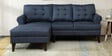 Serena Fabric RHS Sectional Sofa (2 + Lounger) in Blue Colour