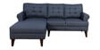 Serena Fabric RHS Sectional Sofa (2 + Lounger) in Blue Colour