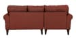 Serena Fabric RHS Sectional Sofa (2 + Lounger) in Garnet Red Colour