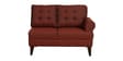 Serena Fabric RHS Sectional Sofa (2 + Lounger) in Garnet Red Colour