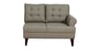 Serena Fabric RHS Sectional Sofa (2 + Lounger) in Sandy Brown Colour