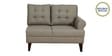Serena Fabric RHS Sectional Sofa (2 + Lounger) in Sandy Brown Colour