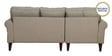 Serena Fabric RHS Sectional Sofa (2 + Lounger) in Sandy Brown Colour