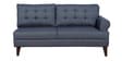 Serena Fabric RHS Sectional Sofa (3 + Lounger) in Blue Colour