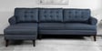 Serena Fabric RHS Sectional Sofa (3 + Lounger) in Blue Colour