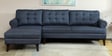 Serena Fabric RHS Sectional Sofa (3 + Lounger) in Blue Colour
