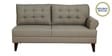 Serena Fabric RHS Sectional Sofa (3 + Lounger) in Sandy Brown Colour