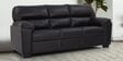 Serene Leatherette 3 Seater Sofa in Brown Color