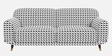 Serenee Classic Houndstooth 3 Seater Upholstered Sofa Serenee Classic Houndstooth 3 Seater Upholstered Sofa