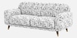Serenee Modern Muse 3 Seater Upholstered Sofa Serenee Modern Muse 3 Seater Upholstered Sofa