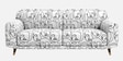 Serenee Modern Muse 3 Seater Upholstered Sofa Serenee Modern Muse 3 Seater Upholstered Sofa