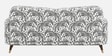 Serenee Safari Sketch 3 Seater Polyester Upholstered Sofa In White And Black Colour Serenee Safari Sketch 3 Seater Polyester Upholstered Sofa In White And Black Colour