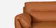 Sereno Leather Fabric 3 Seater Sofa Set In Brown Colour