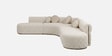 Sereno Rhs 3 Seater Sofa In Light Grey Colour
