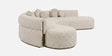 Sereno Rhs 3 Seater Sofa In Light Grey Colour