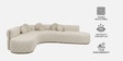 Sereno Rhs 3 Seater Sofa In Light Grey Colour