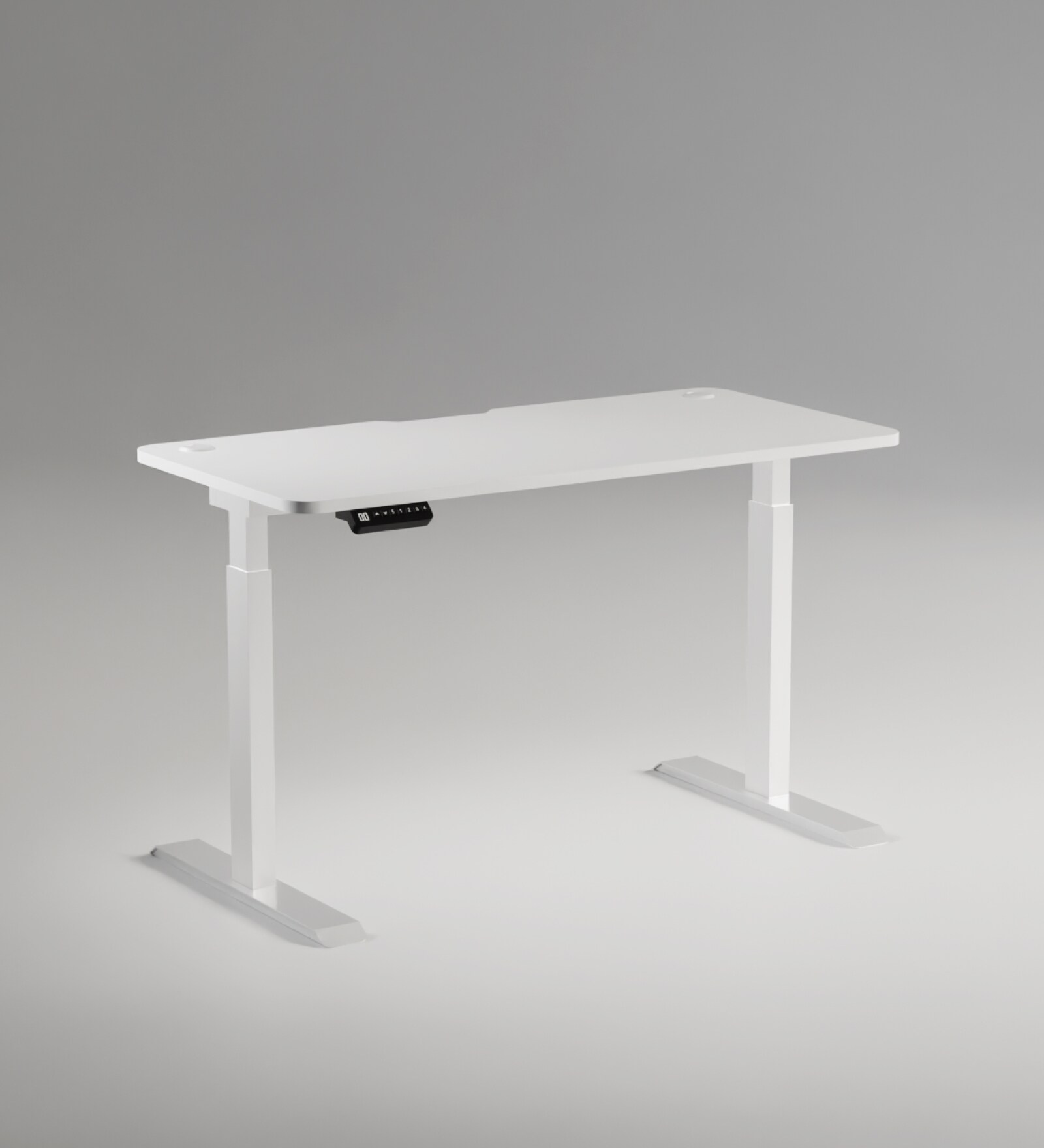 Se Desk Classic Height Adjustable Desk In White Finish (1500X750mm)