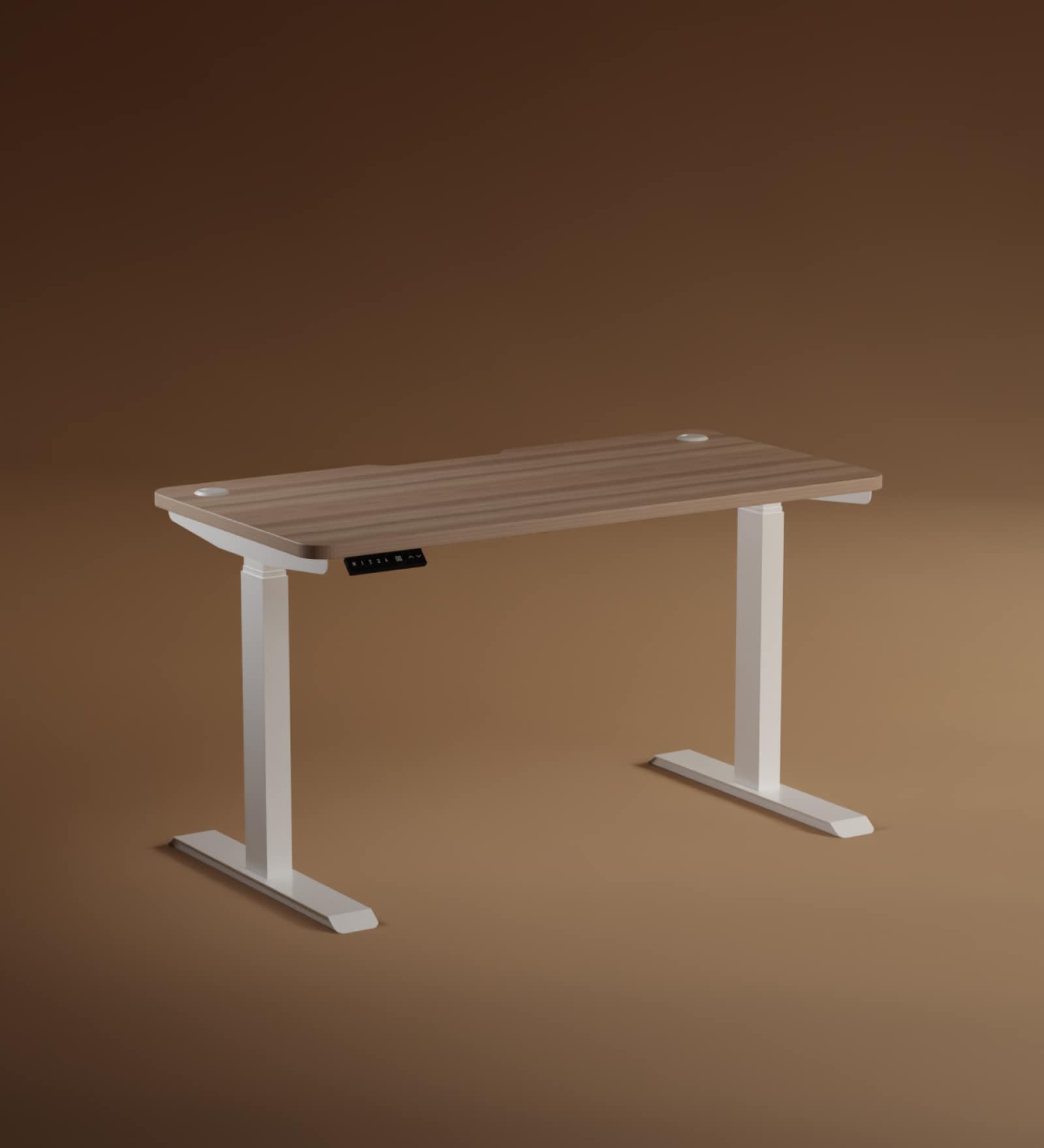 Se Desk Pro Height Adjustable Desk In Light Brown Finish (1500X750mm) Se Desk Pro Height Adjustable Desk In Light Brown Finish (1500X750mm)