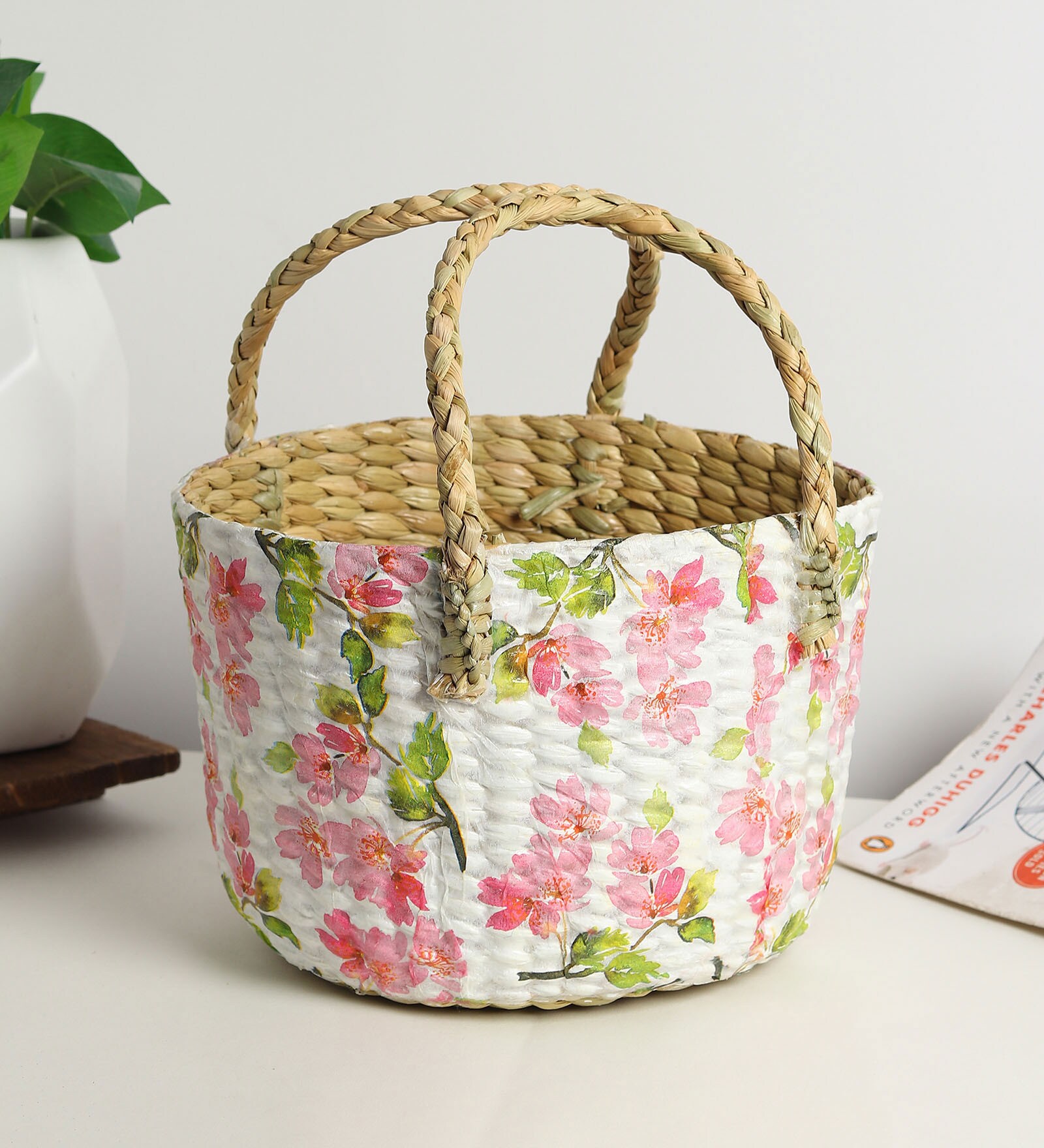 Seagrass Fruit Basket (Multicolor)