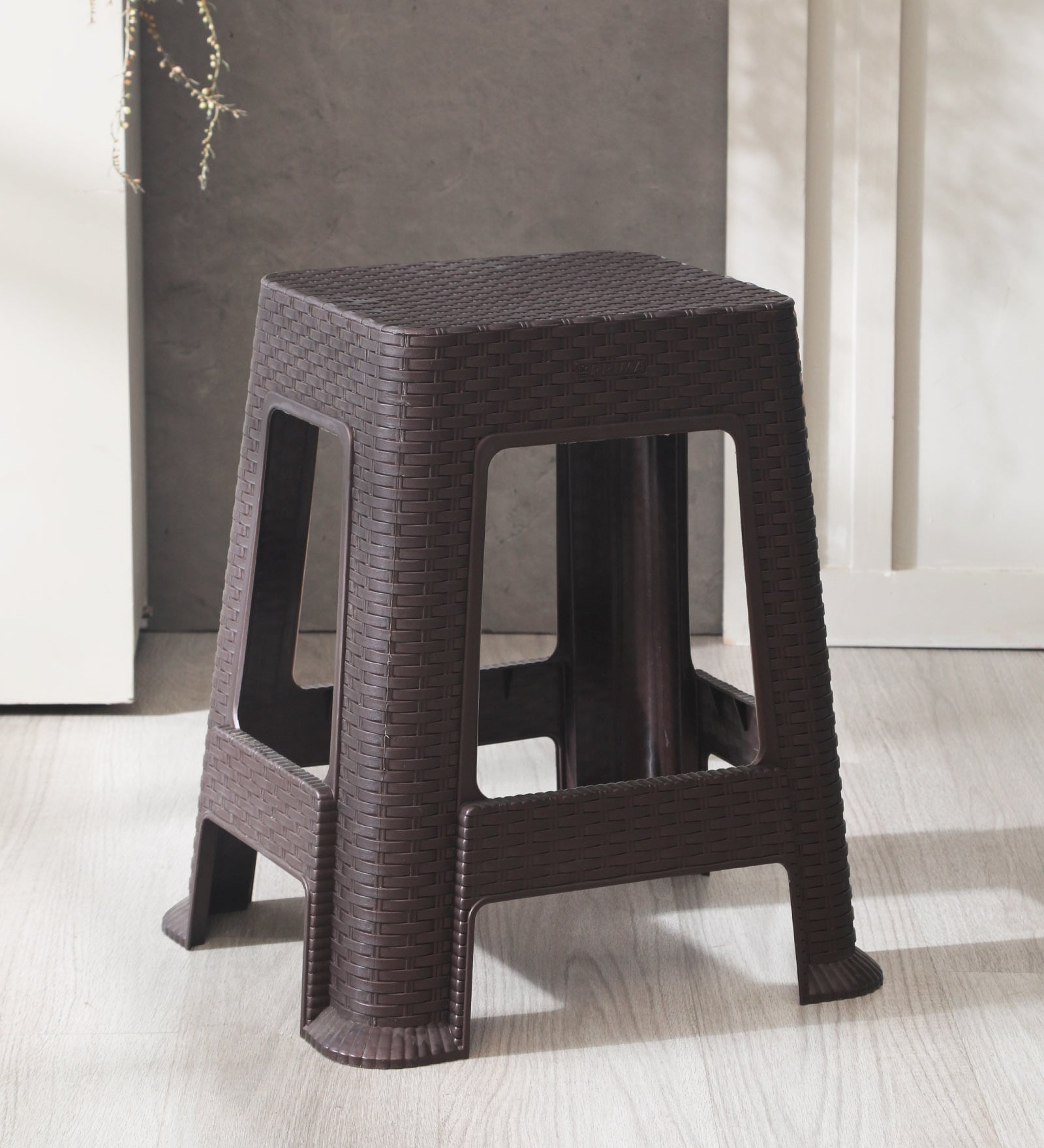Buy Seating Stool Weather in Brown Colour by Prima Online Modern Seating Stools Seating