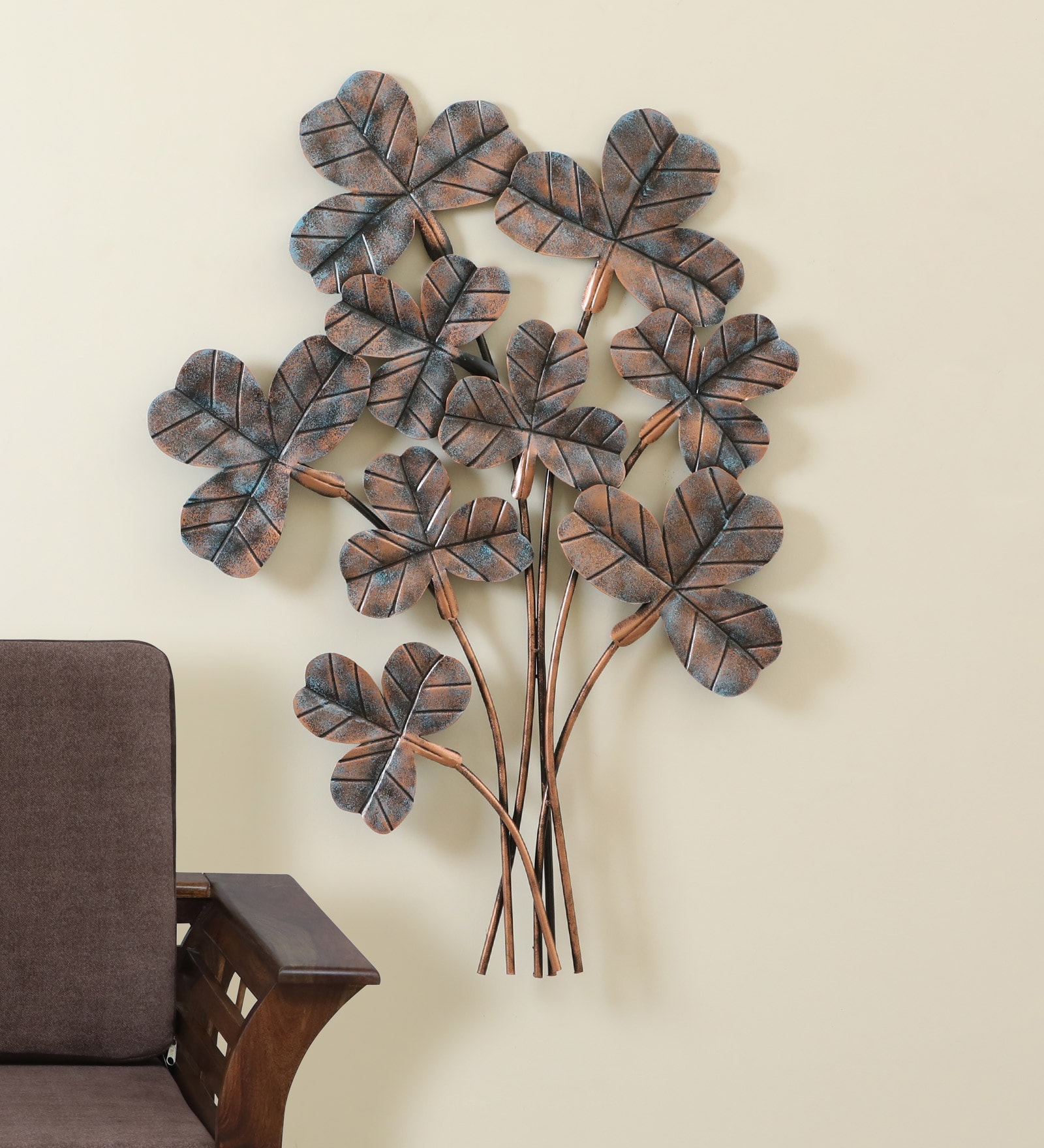 Sega Flower Multicolour Iron Wall Art