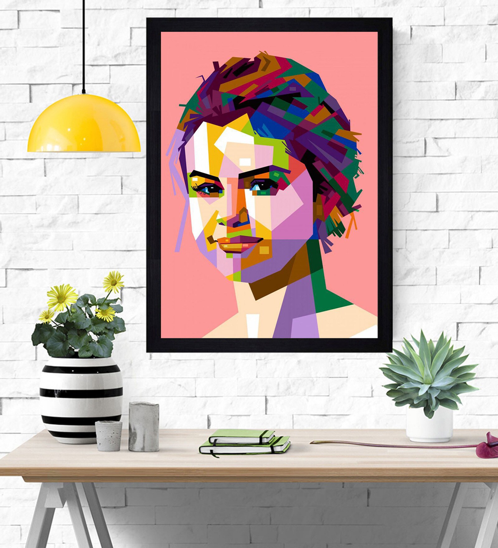 Selena Gomez Wooden Framed Art Print