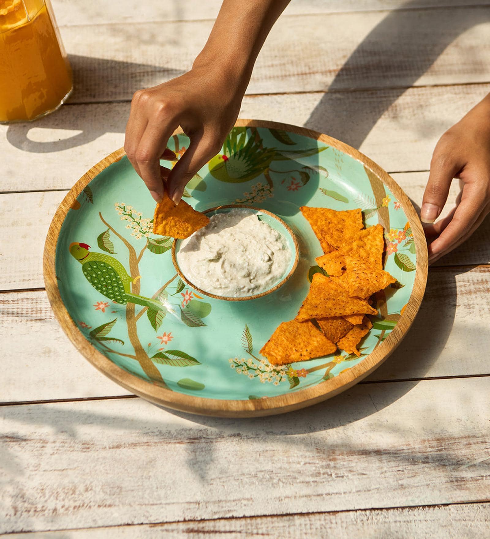 Serenade Wooden Dip Platter