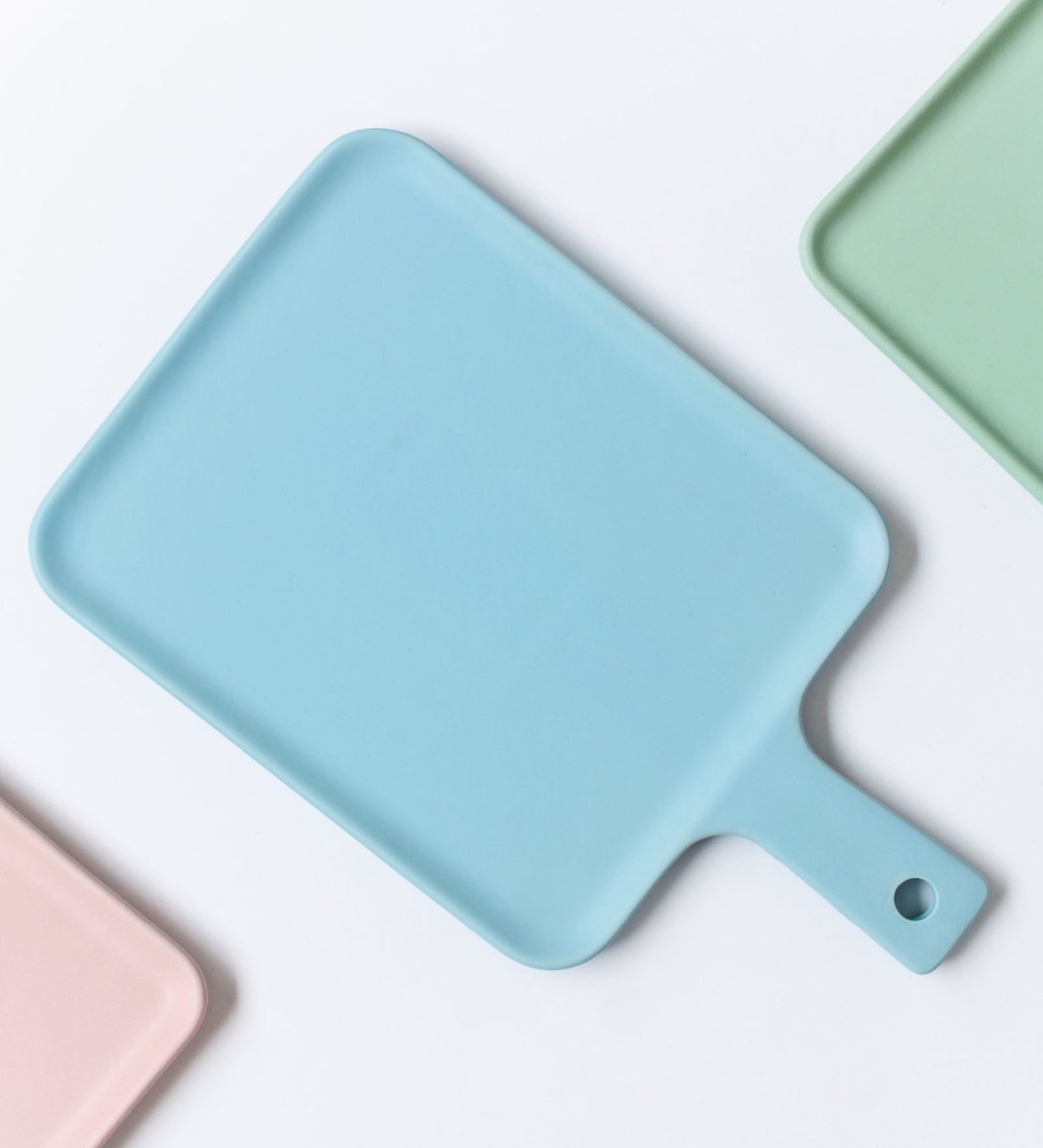 Serene Pastel Blue 13 Inch Ceramic Appetizer Platter Serene Pastel Blue 13 Inch Ceramic Appetizer Platter