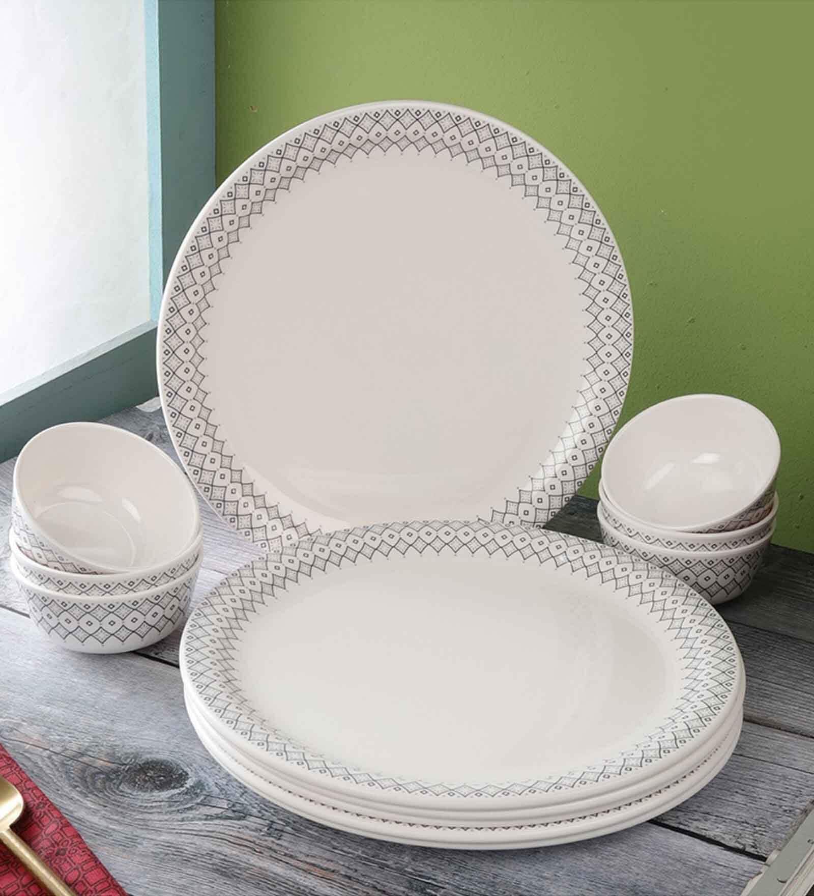 Servewell Shalimar 12 Pc Melamine Dinner Set Servewell Shalimar 12 Pc Melamine Dinner Set