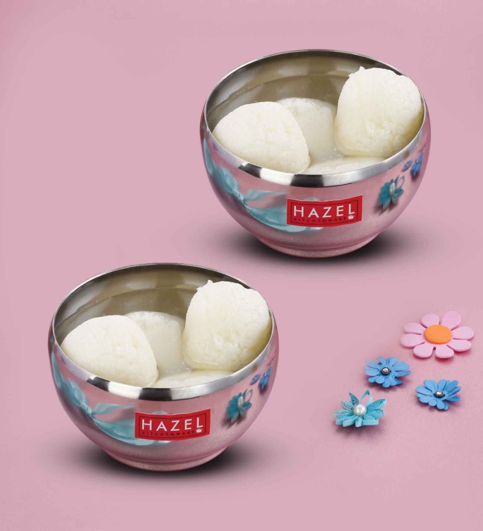 (Set of 2) 300ml Stainless Steel Dinner Bowl