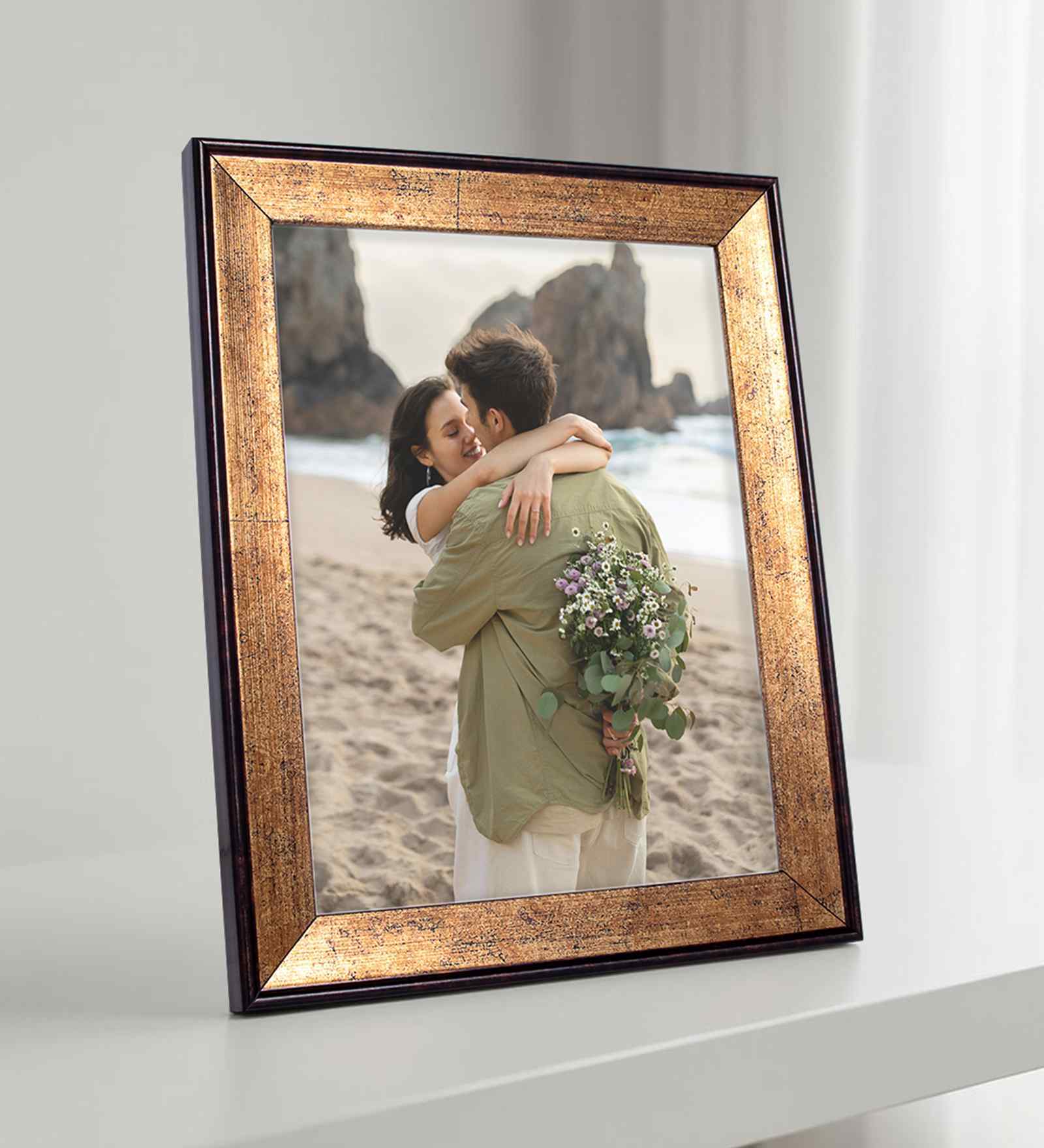 Antique Bronze Pvc 6X8 Inch Single Photo Frames
