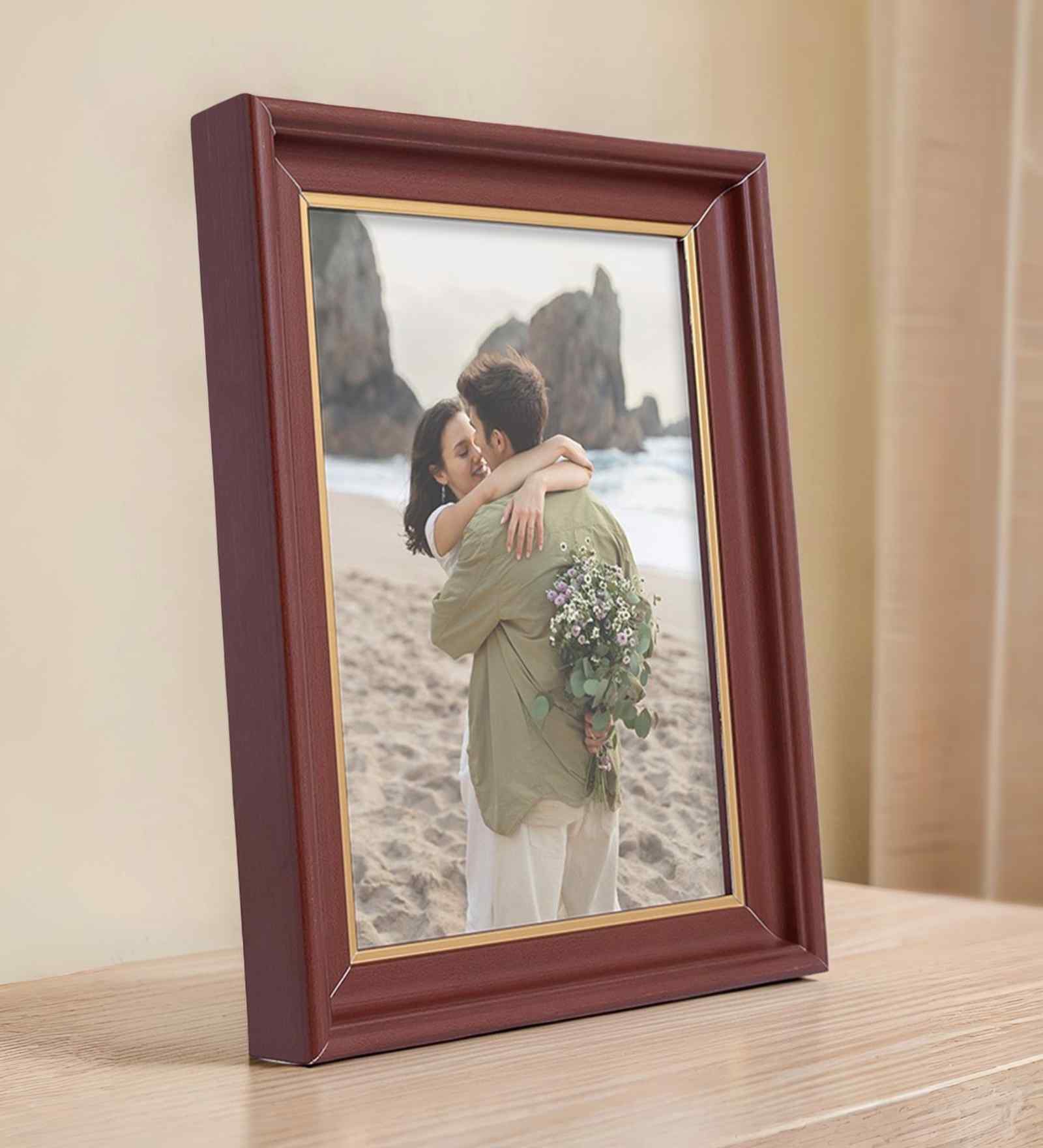 Congo Brown Pvc 5X7 Inch Single Photo Frames