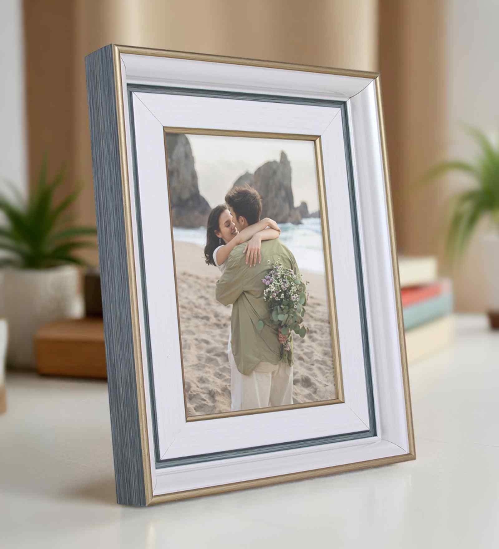 White Pvc 5X7 Inch Single Photo Frames
