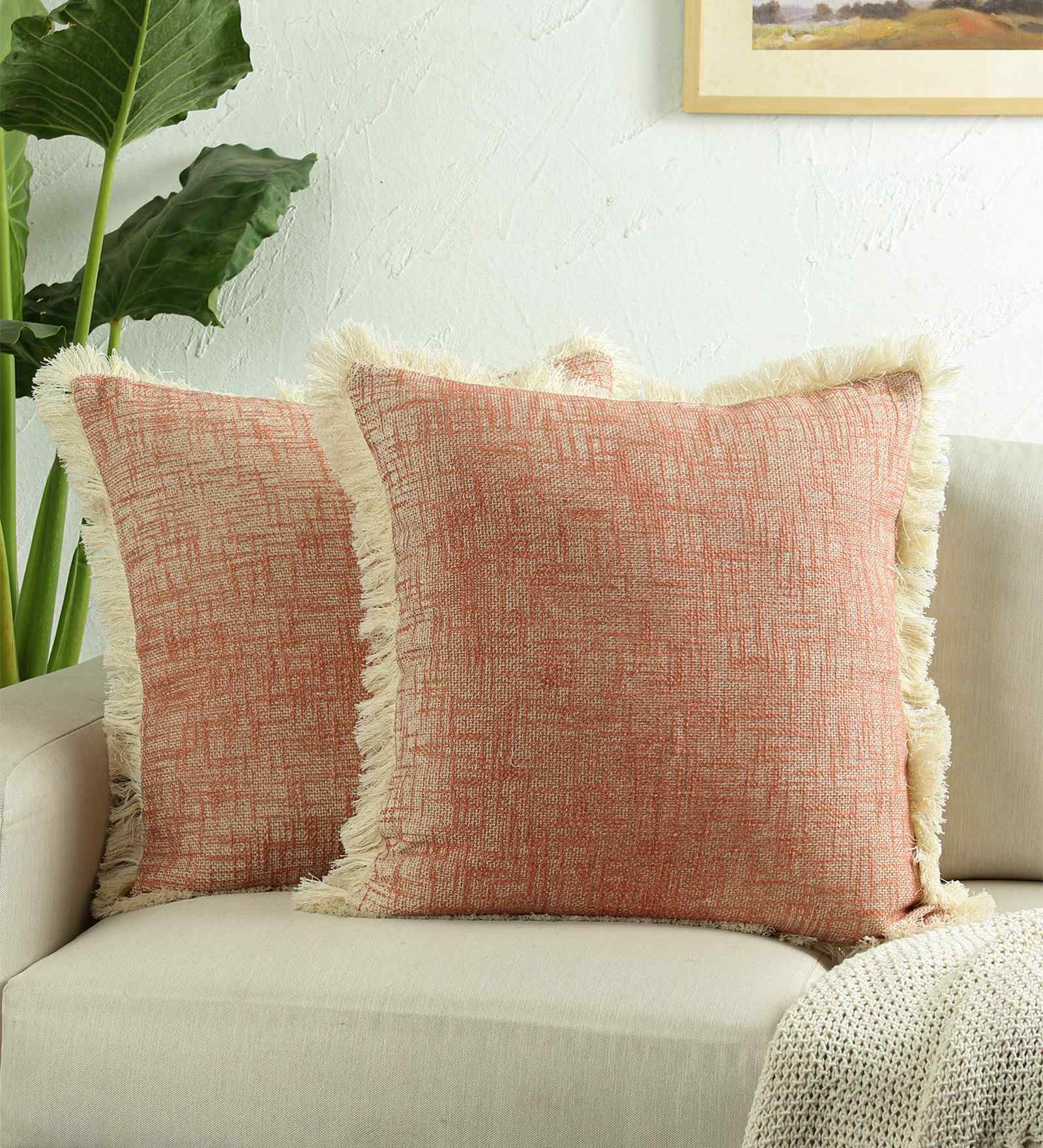 Set Of 2 Cushion Covers