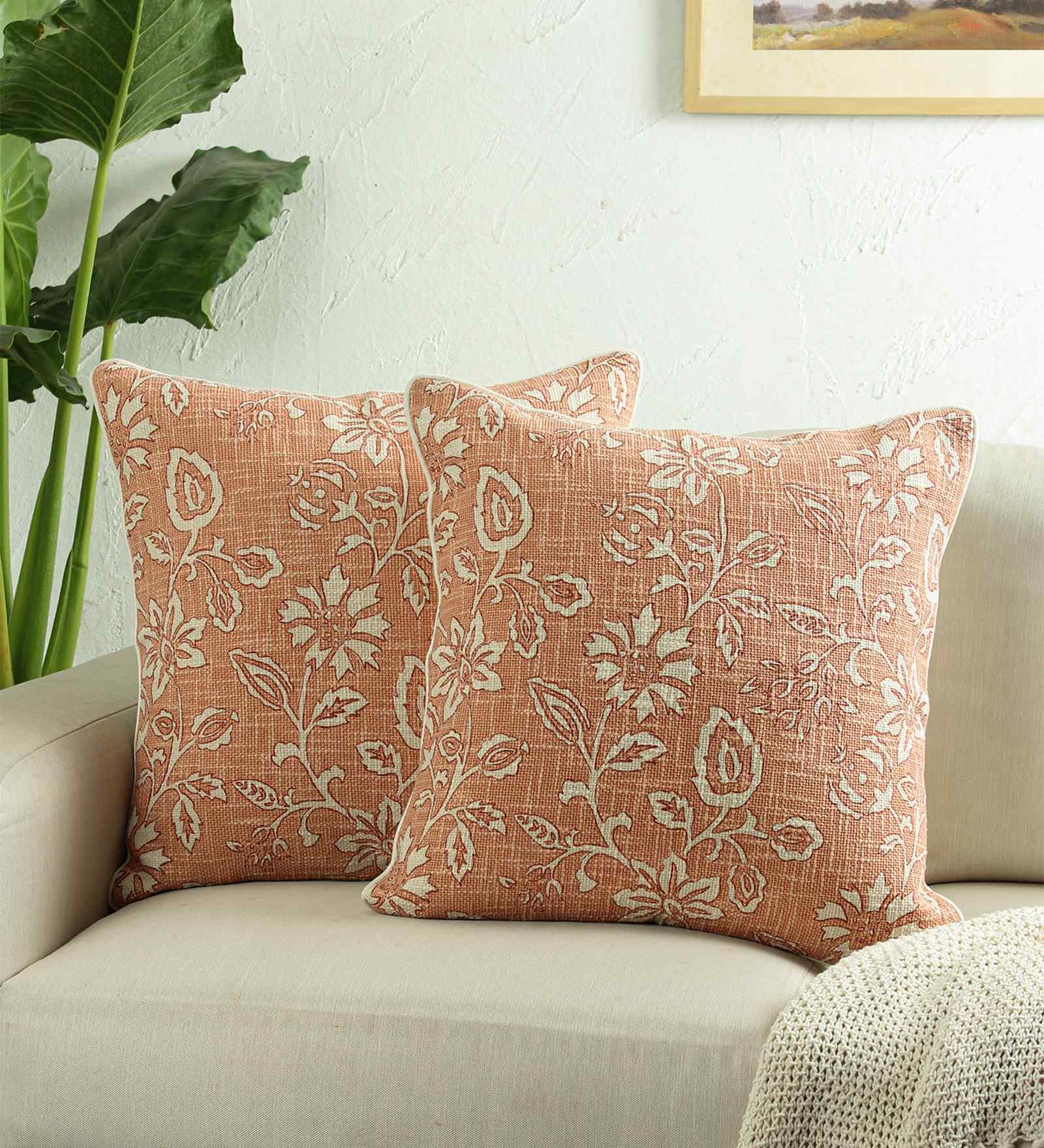 Set Of 2 Cushion Covers