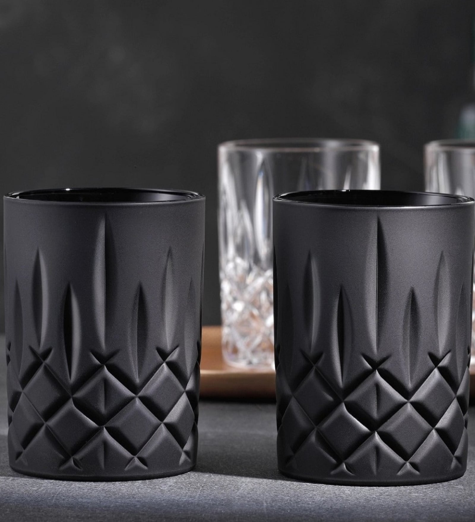 Set of 2 Noblesse Whiskey (Black)