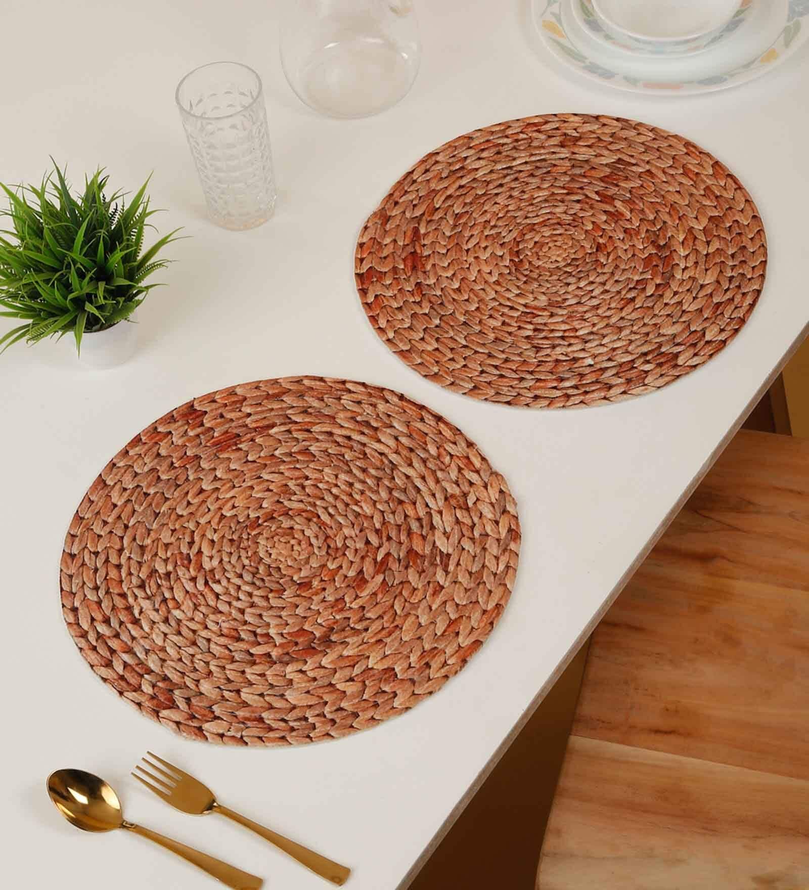 Set of 2 Pure Cotton Geometric Print Digitally Printed Table Runners