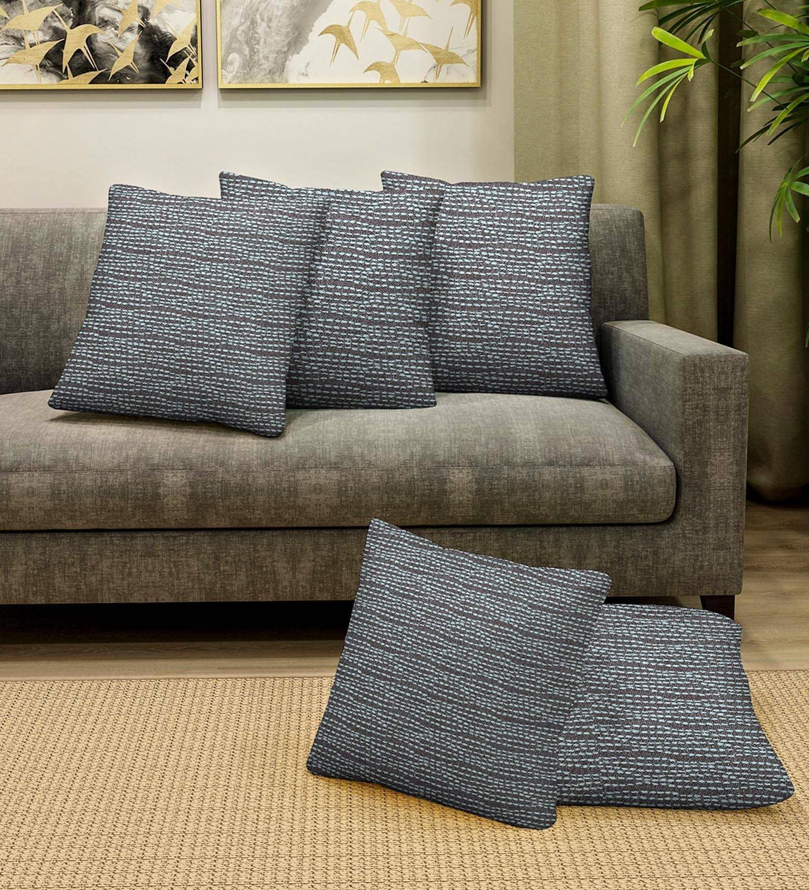 brown cushion covers