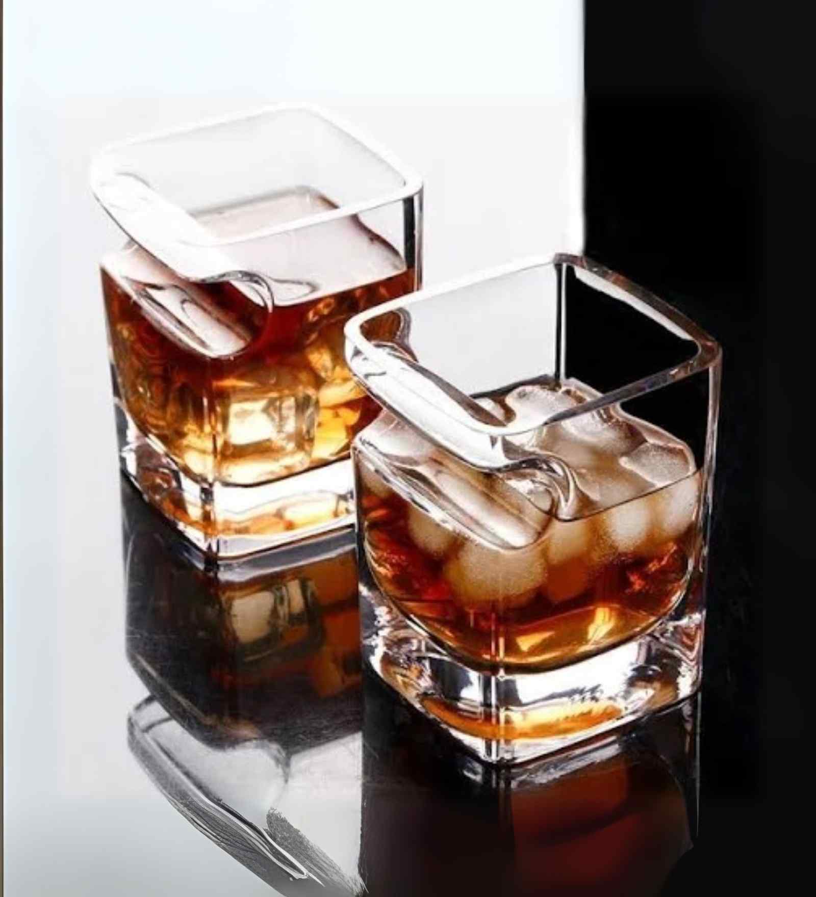 Set of 6 Crystal Lead Free Glass 320ml Cigar Whiskey Glasses